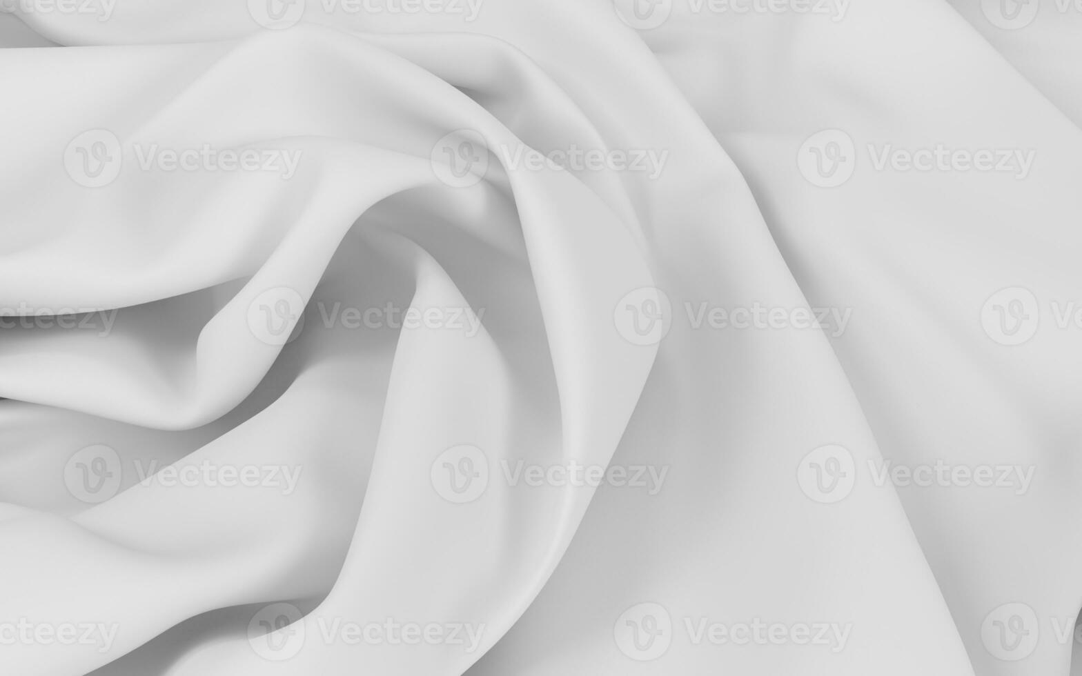 fluido ropa con blanco fondo, 3d representación. foto