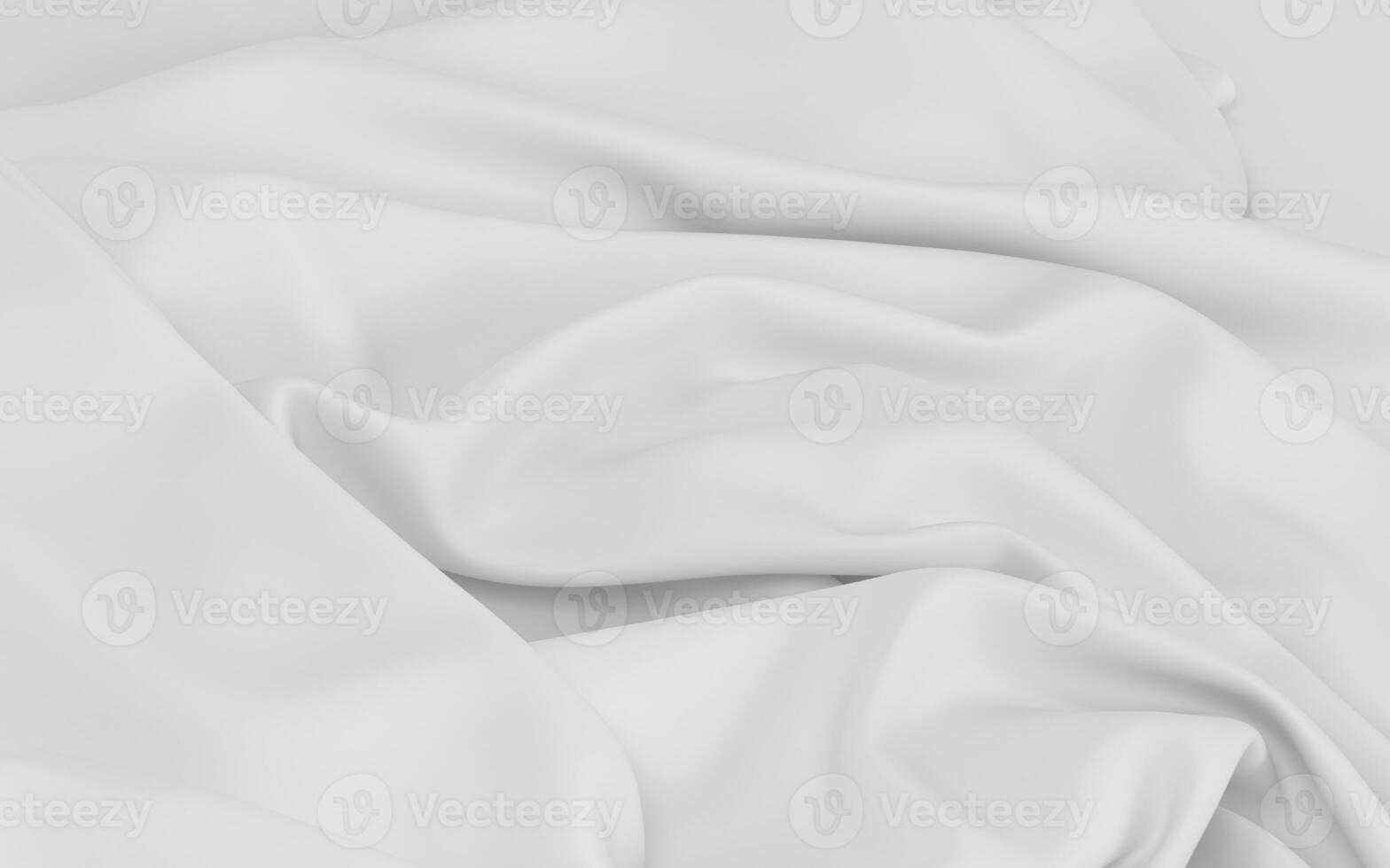 Flowing clothes with white background, 3d rendering. photo