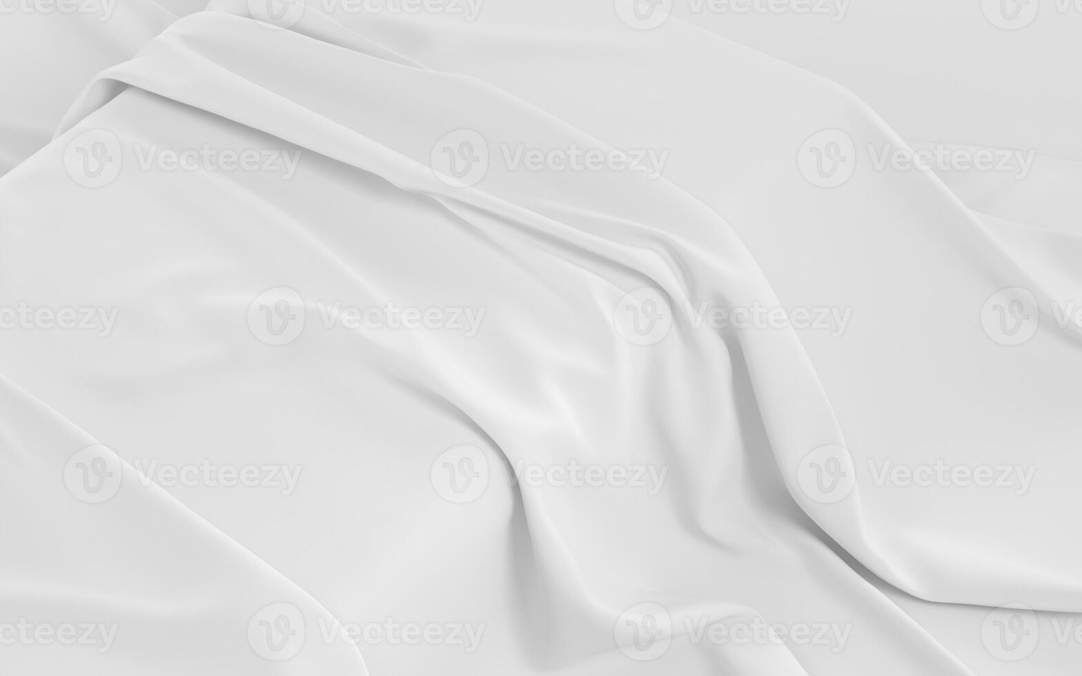 fluido ropa con blanco fondo, 3d representación. foto