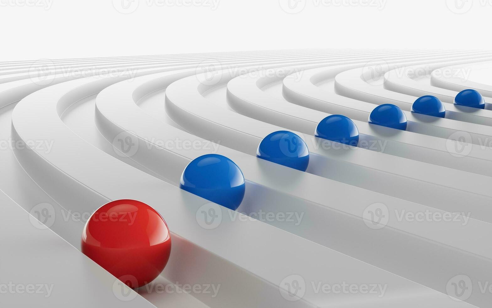 White metal track background, 3d rendering. photo