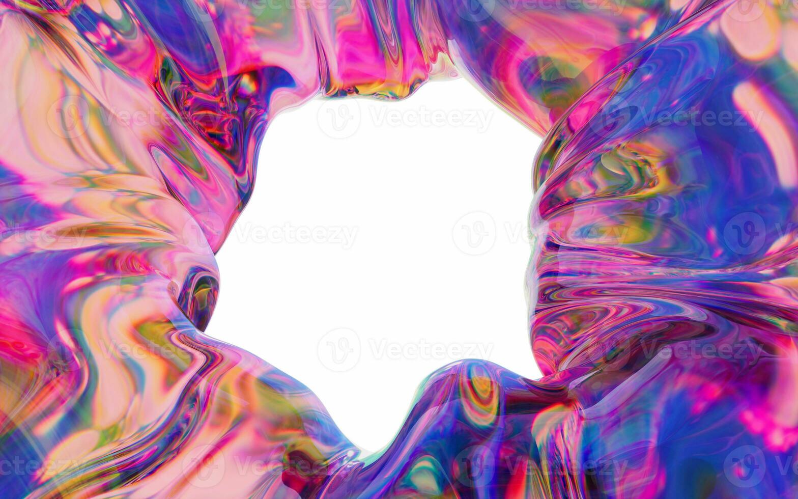 Abstract gradation of glass, 3d rendering. photo