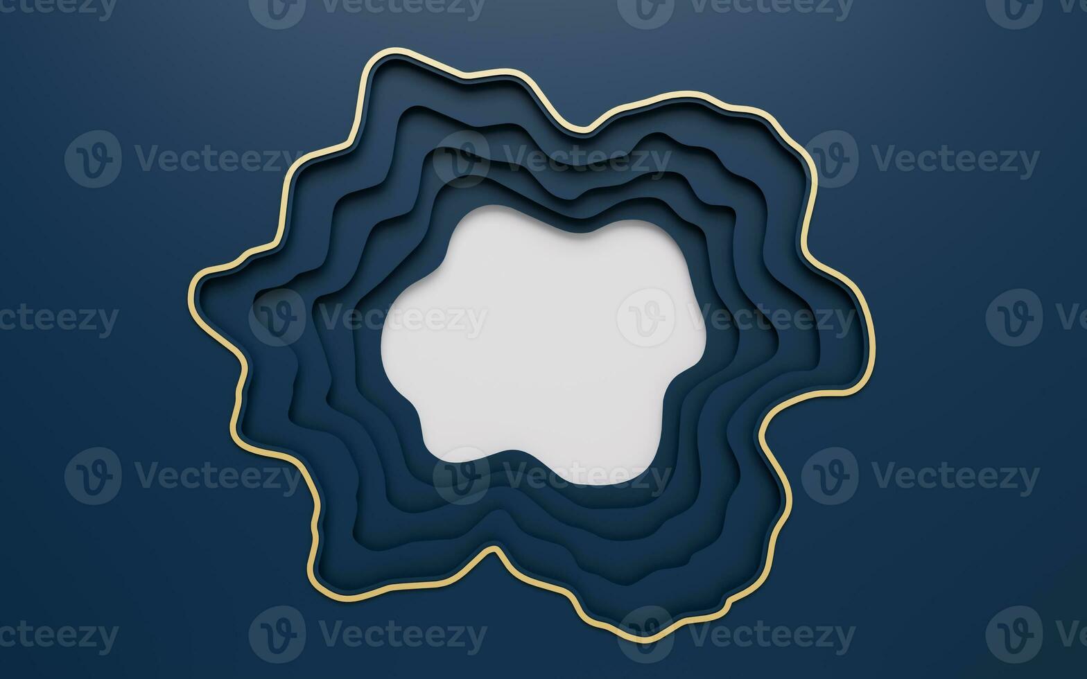 Paper cut and multilayer cure background, 3d rendering. photo