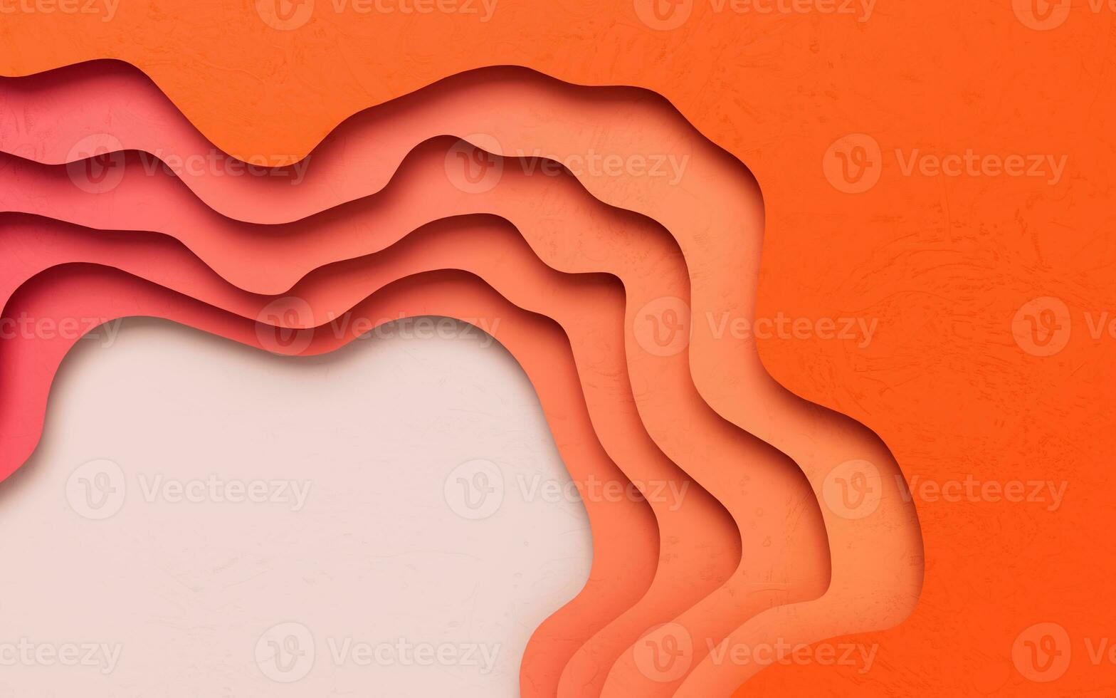 Paper cut and multilayer cure background, 3d rendering. photo