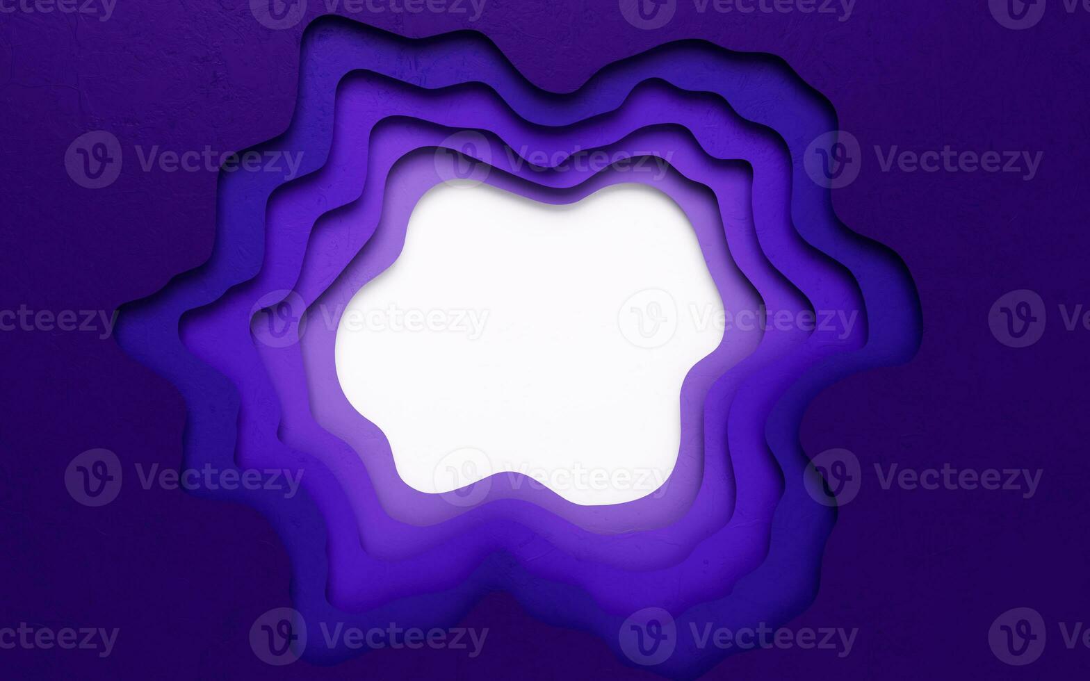Paper cut and multilayer cure background, 3d rendering. photo