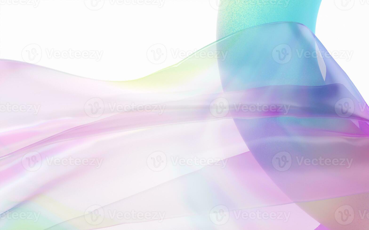 Gradient clothes with white background, 3d rendering. photo