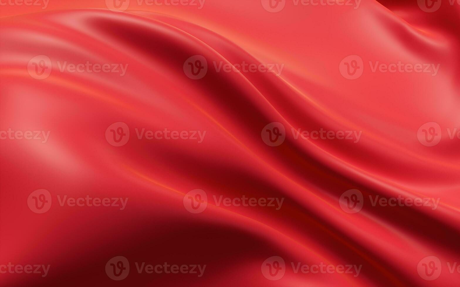 Red flying clothes, 3d rendering. photo