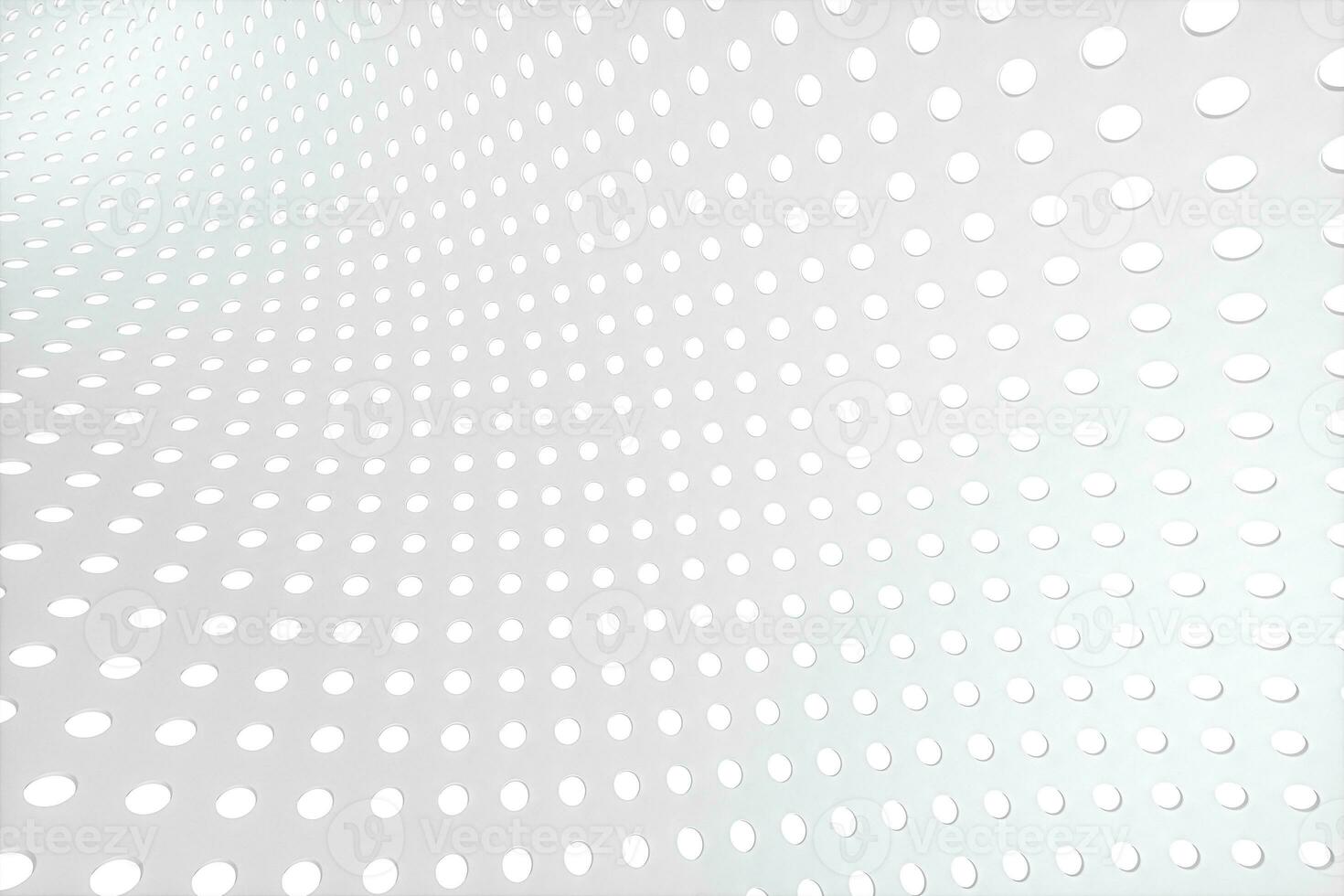 Metal circular tunnel, modern architectural concept, 3d rendering. photo