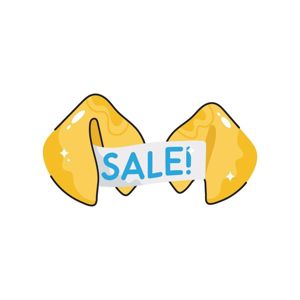 Sale doodle vector colorful Sticker. EPS 10 file