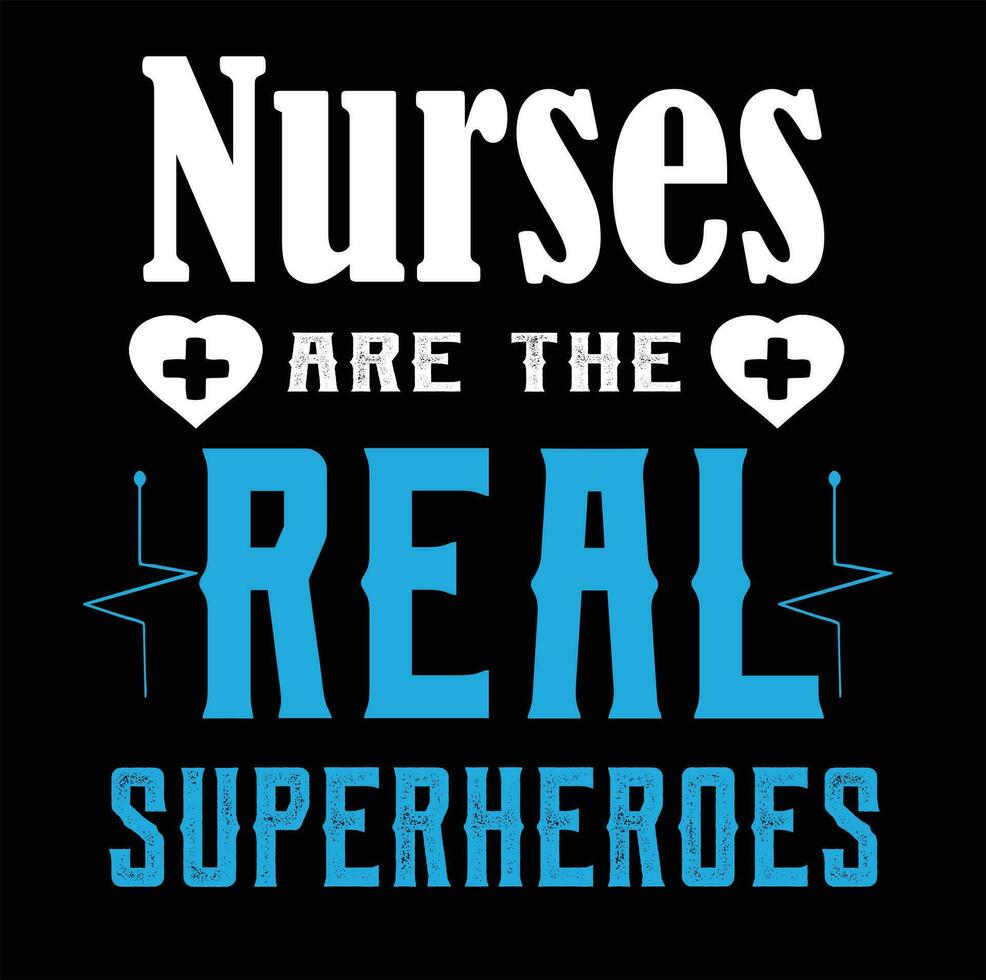 Vector Nurse illustration t-shirt or poster Design