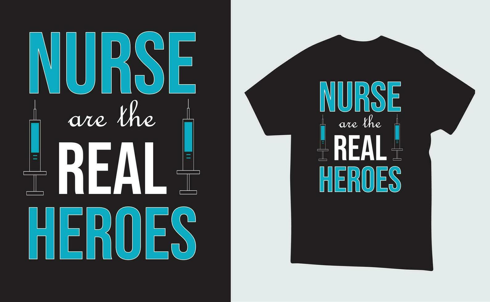 Vector Nurse illustration t-shirt or poster Design