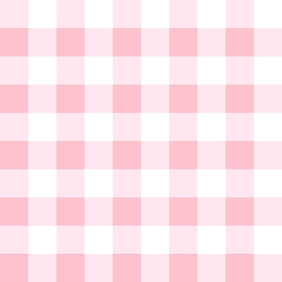Cute pink fashion seamless pattern. Plaid tart vichy plaid for dresses, skirts, scarves, throws, jackets, fashion fabrics. Vector illustration