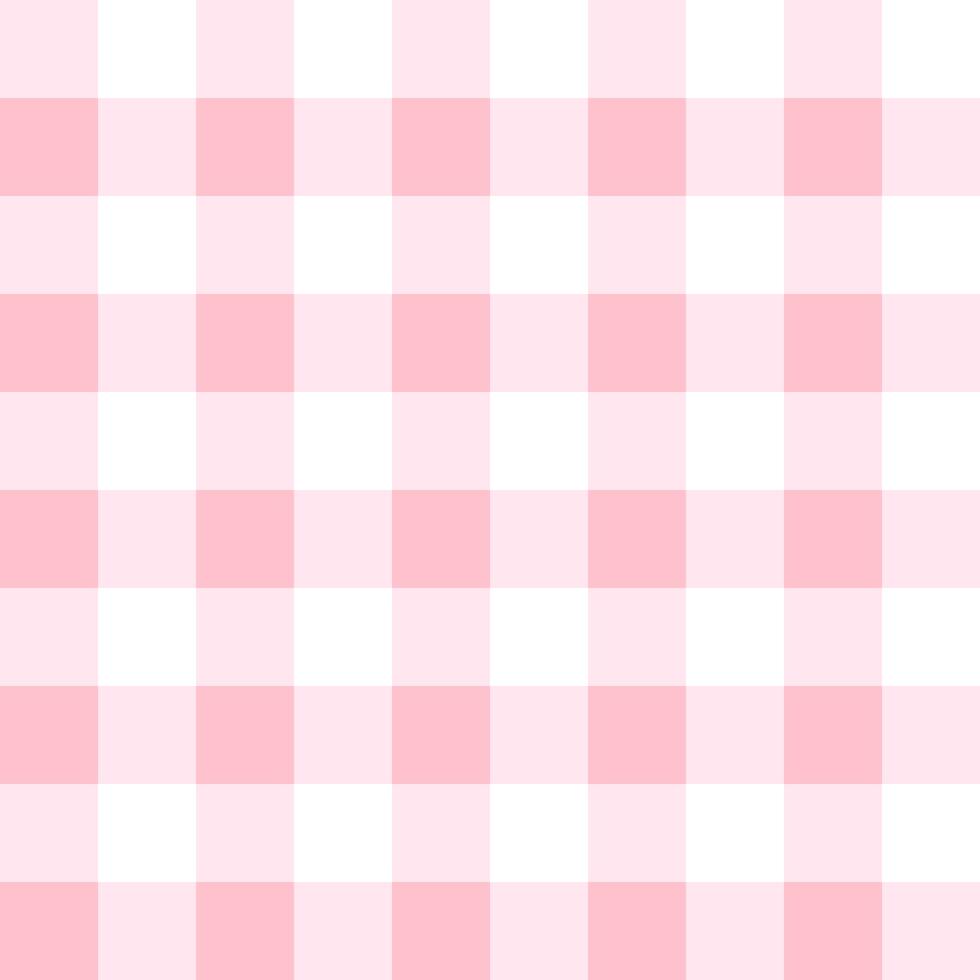 Cute pink fashion seamless pattern. Plaid tart vichy plaid for dresses, skirts, scarves, throws, jackets, fashion fabrics. Vector illustration