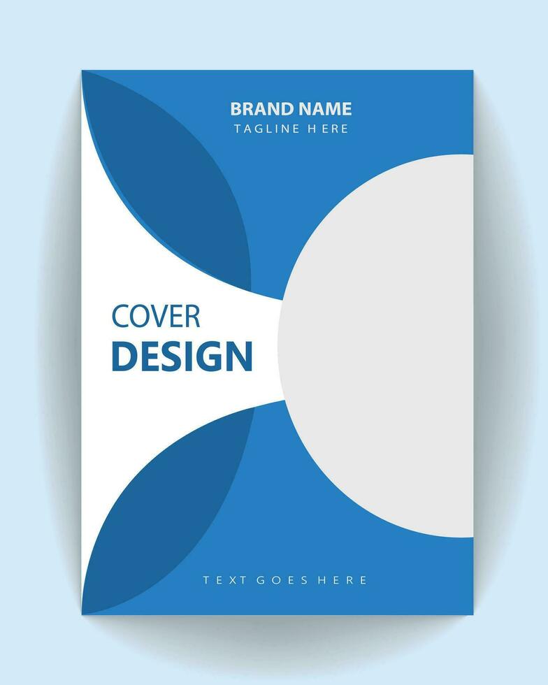 book cover a4 size flyer template. book cover for poster, magazine, corporate, banner add. vector