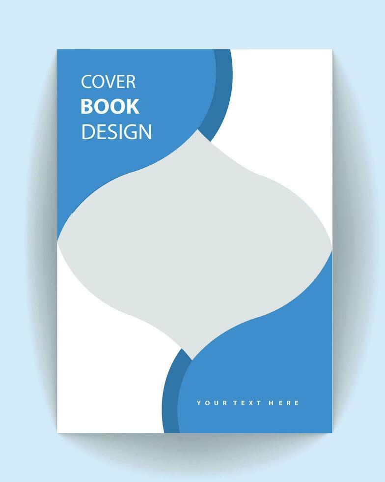 libro cubrir diseño a4 Talla volantes gratis vector. vector