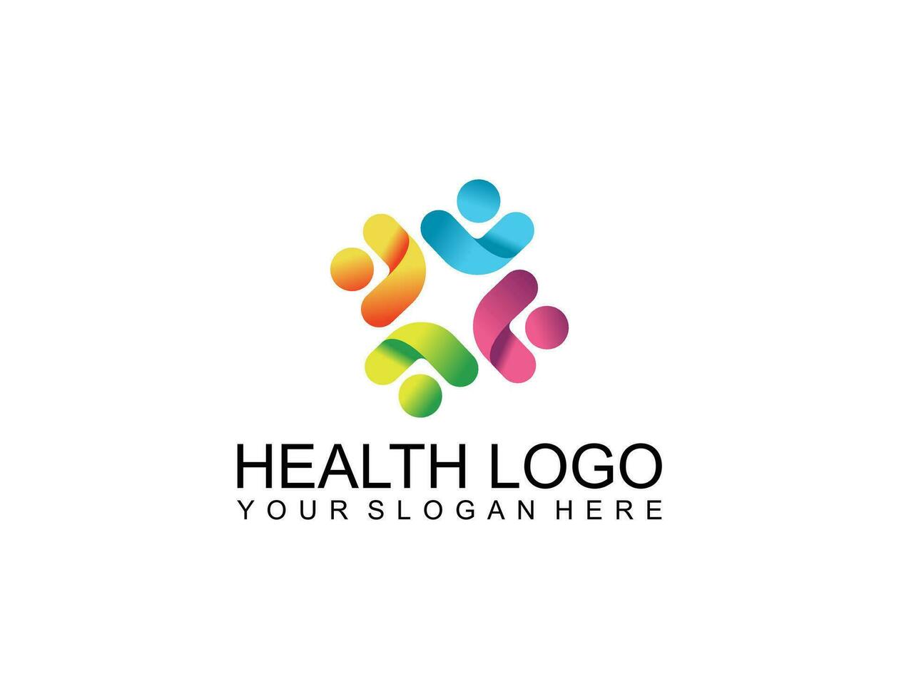 Human Care Logo. Care Logo Vector. People Care Logo. vector