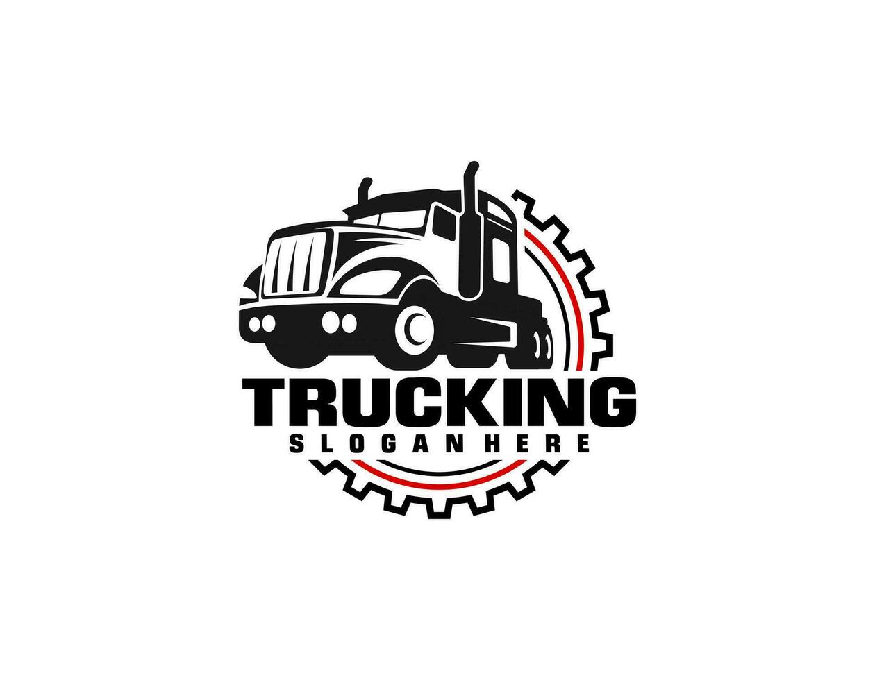 truck logo template vector