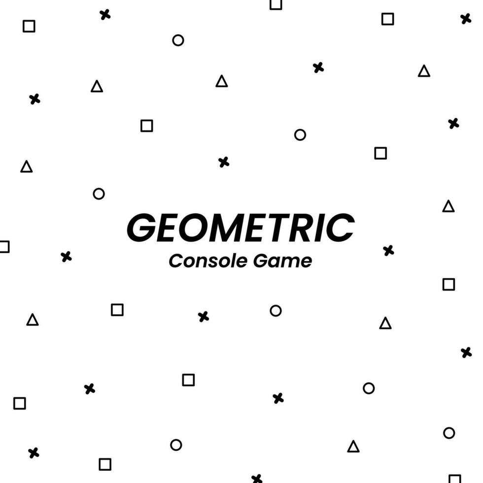 geometric abstract shape seamless pattern background template vector