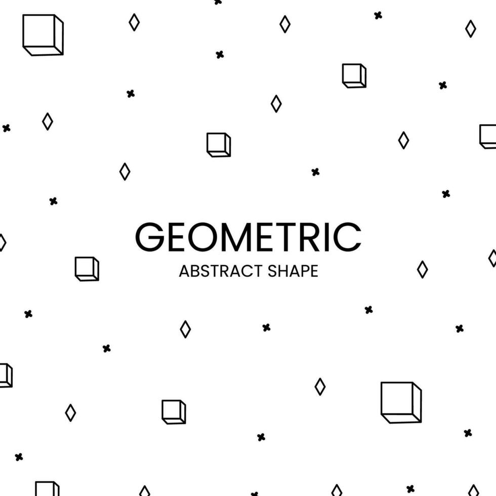 white background geometric seamless pattern vector
