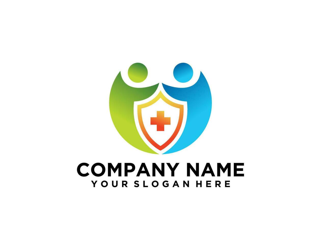 HealthCare Logo Design. suitable for your health care company or hospital. healthcare minimalist design logo. stylish vector logo