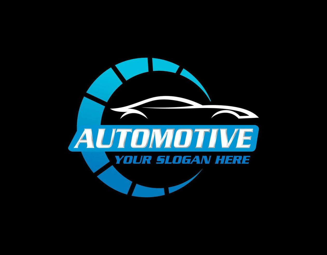Sports car silhouette on white background. Vehicle icons set view from side, front, back, and top vector