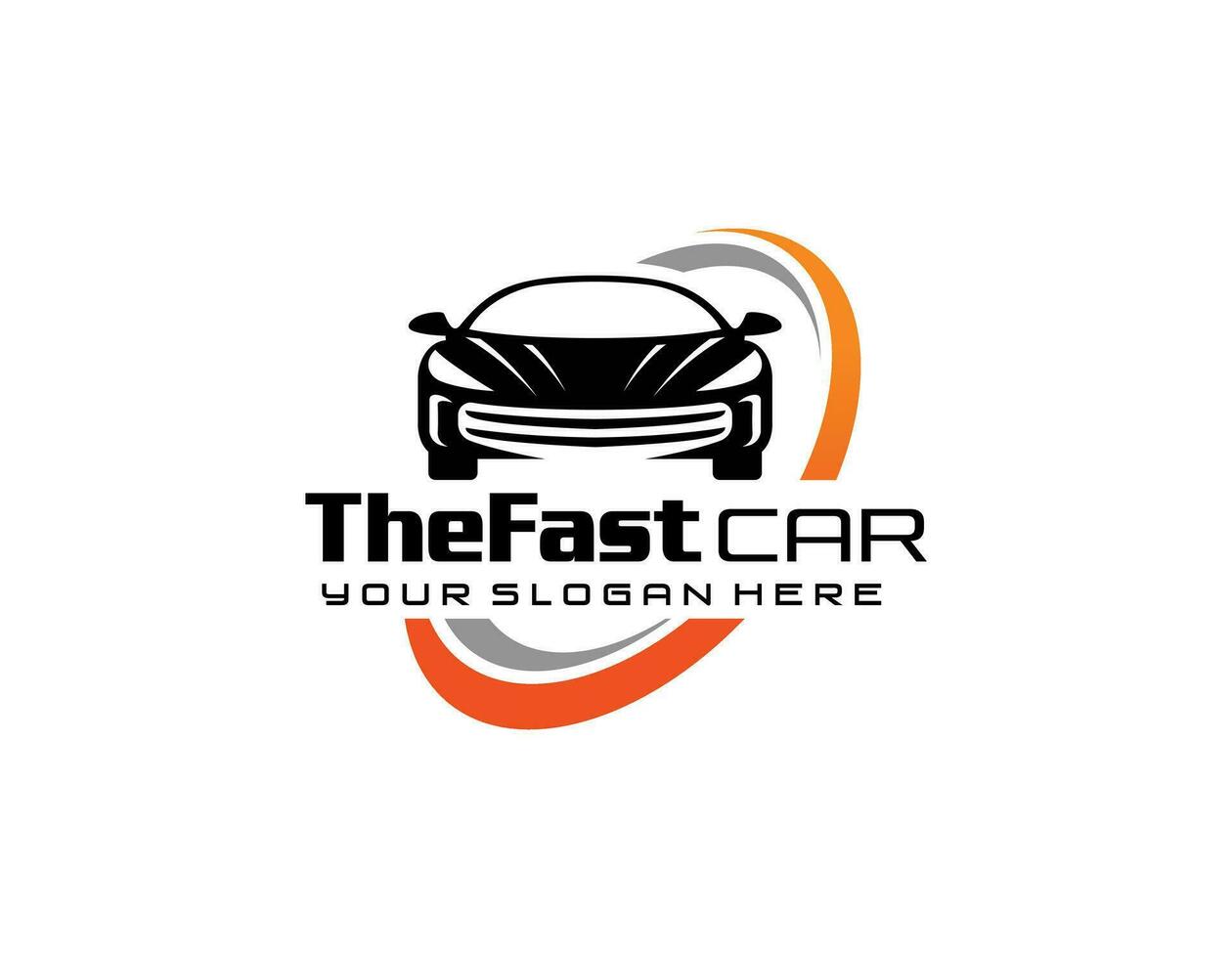 Sports car logo silhouette set. Motor vehicle dealership emblem. Auto garage symbol. Showroom dealer icon. Vector illustration.