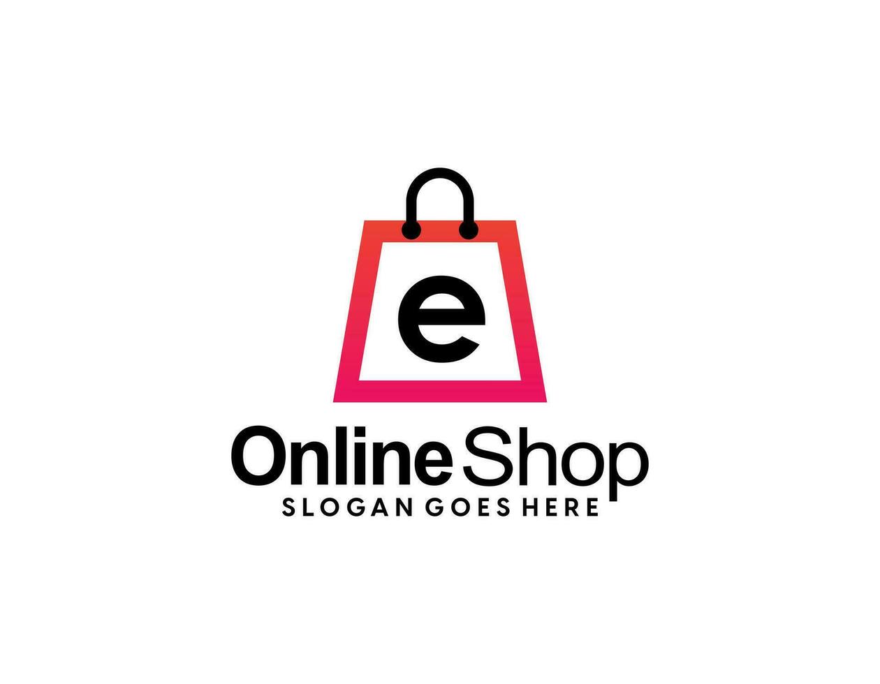 Online Shop Logo designs Template. Illustration vector graphic of shopping cart and shop bag combination logo design concept. Perfect for Ecommerce, sale, discount or store web element. Company emblem