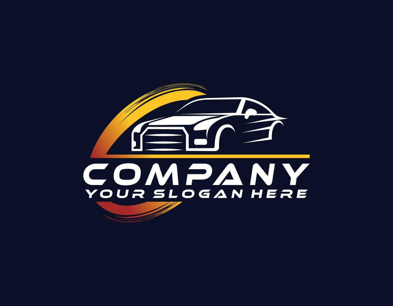 marca vector coche logo