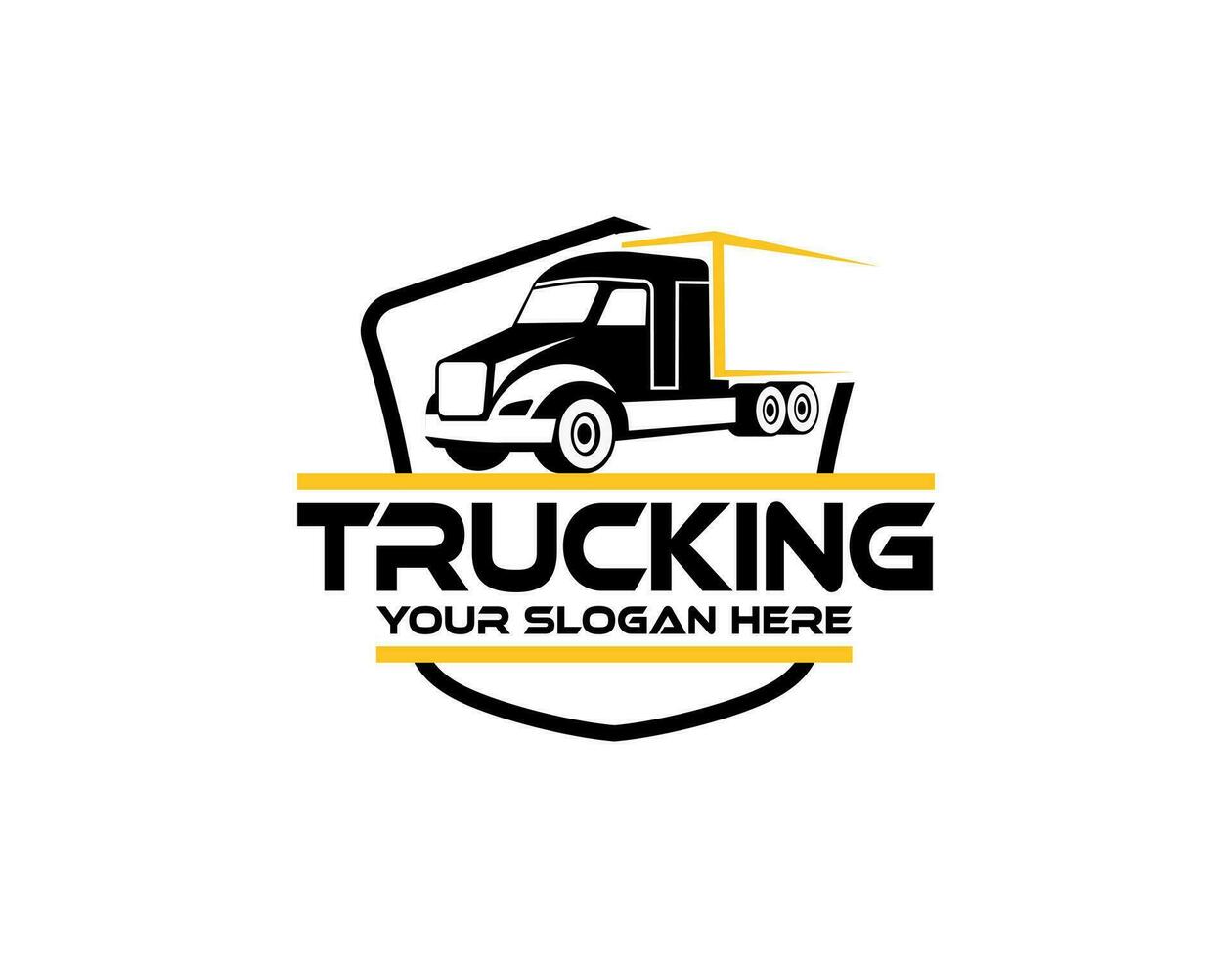 truck abstract vector logo template