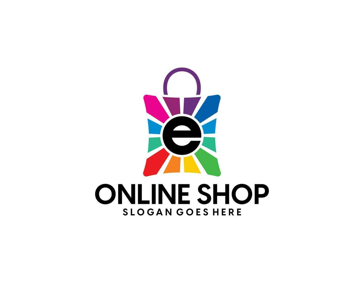 Online Shop logo designs template, Phone Shop logo symbol icon, Logo template icon vector