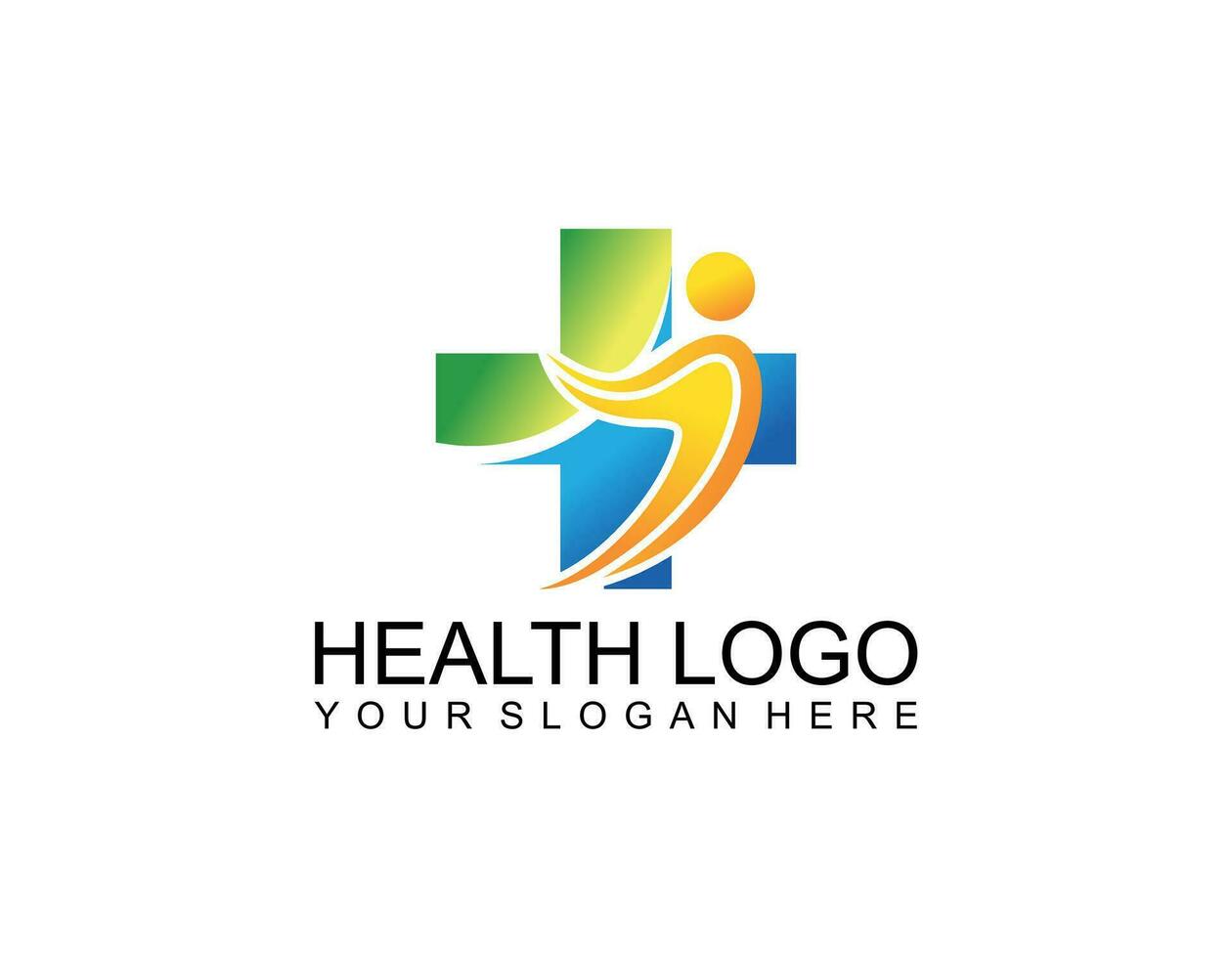 medical logo icons with cross. Collection of signs with plus symbol. vector