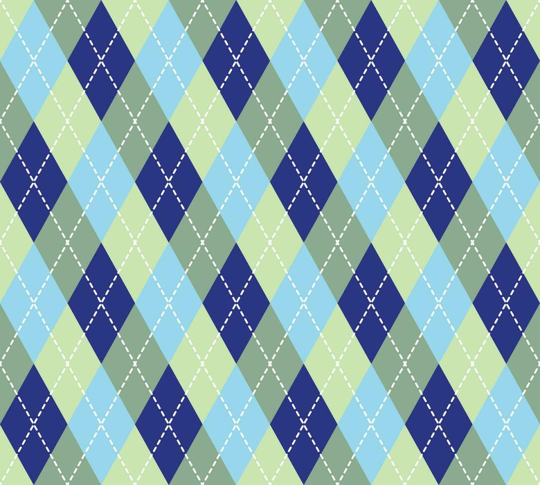Argyle Pattern vector ,Fabric texture background