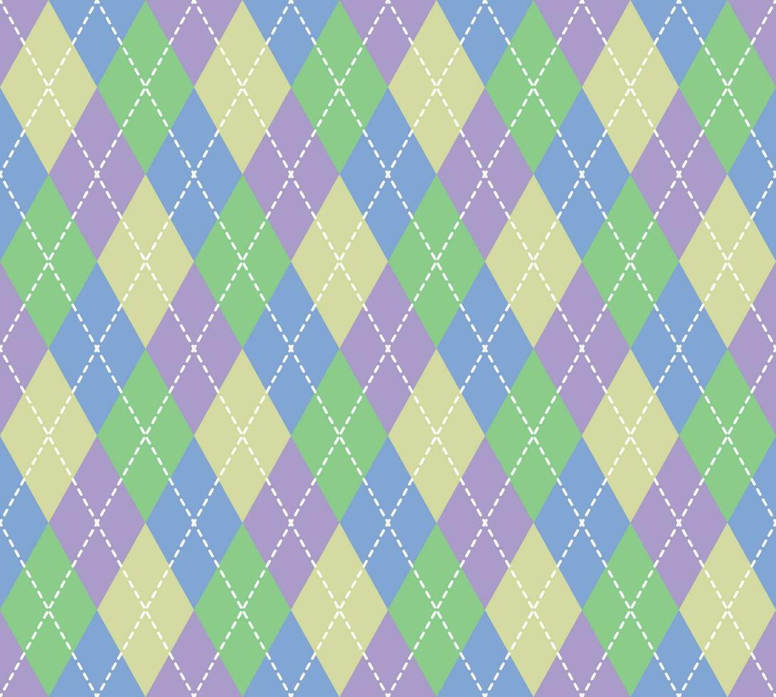 Argyle Pattern vector ,Fabric texture background