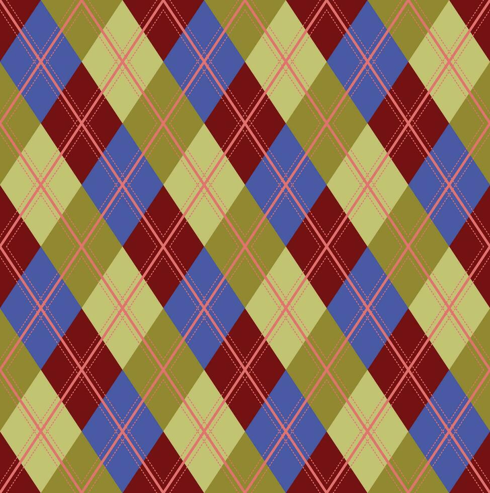 Argyle Pattern vector,geometric, background,Classic Knitted,plaid vector