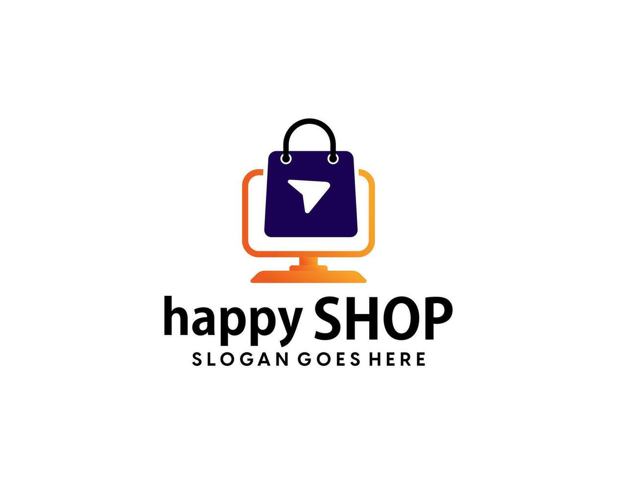 Online Shop Logo vector template