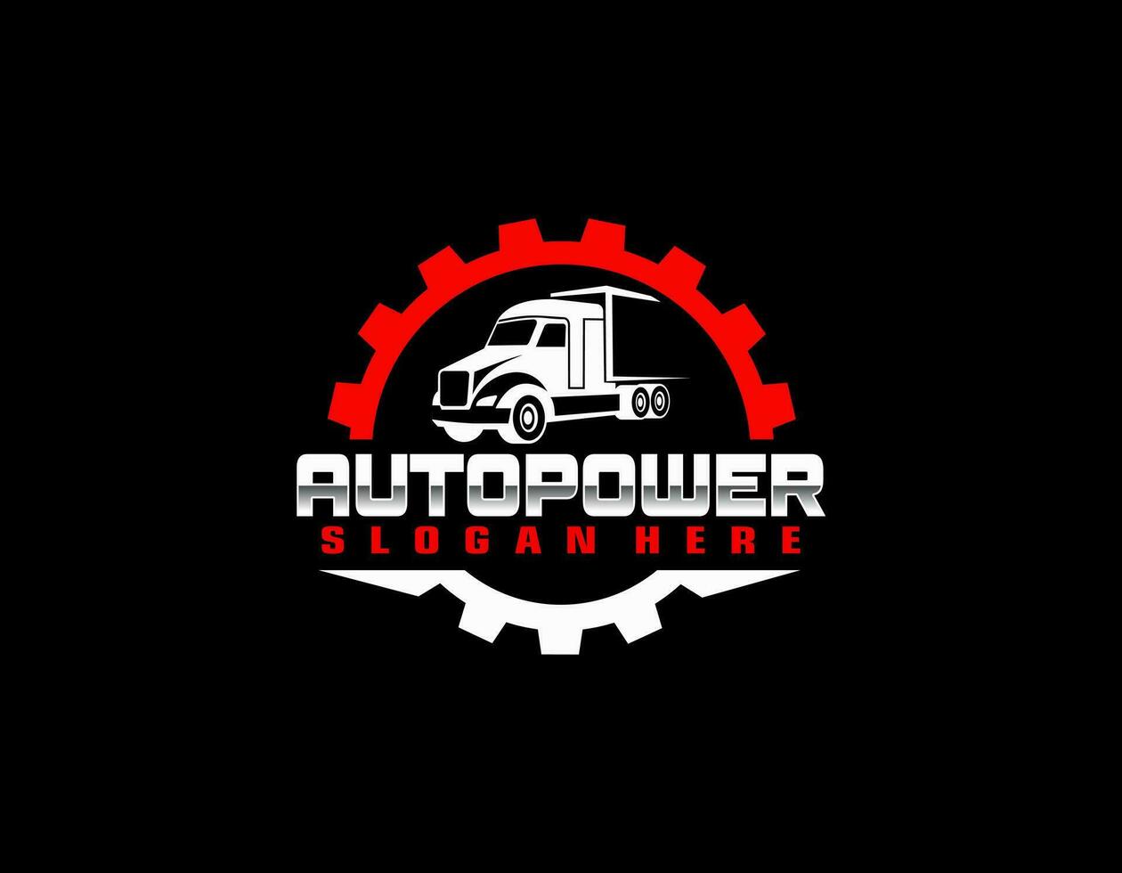 Truck Service logo. vector