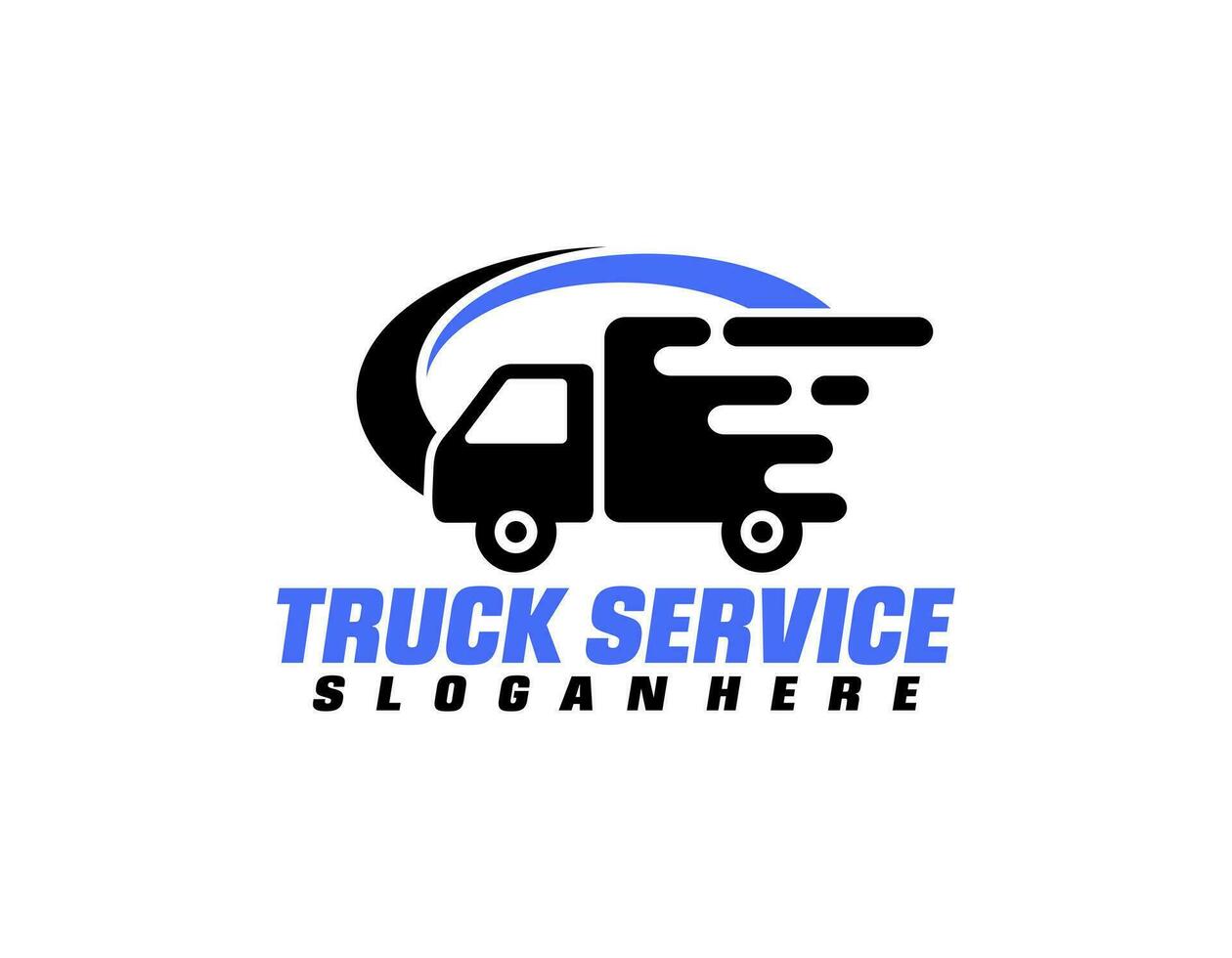 truck abstract vector logo template