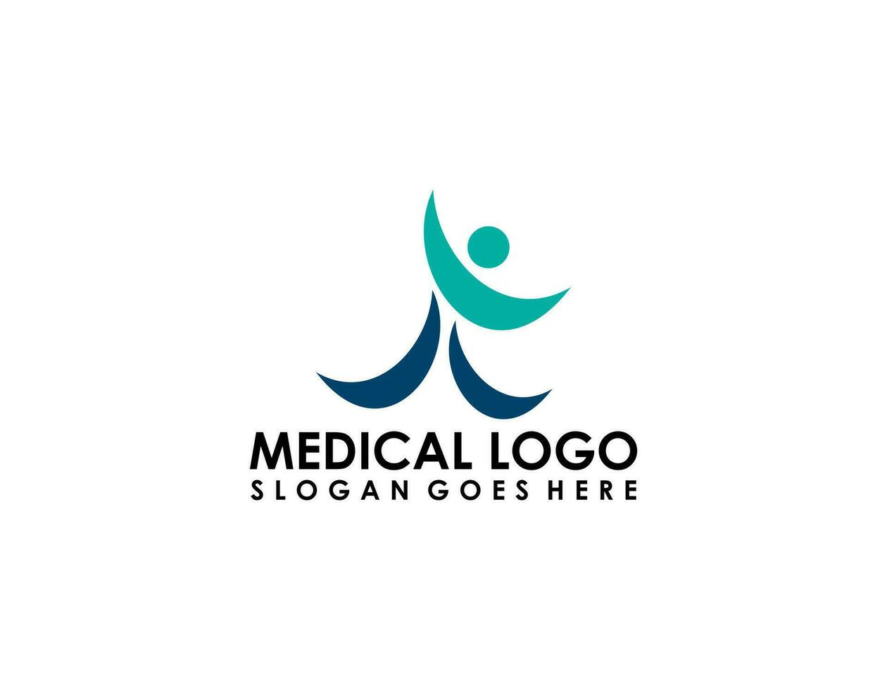 People Care Logo Template vector