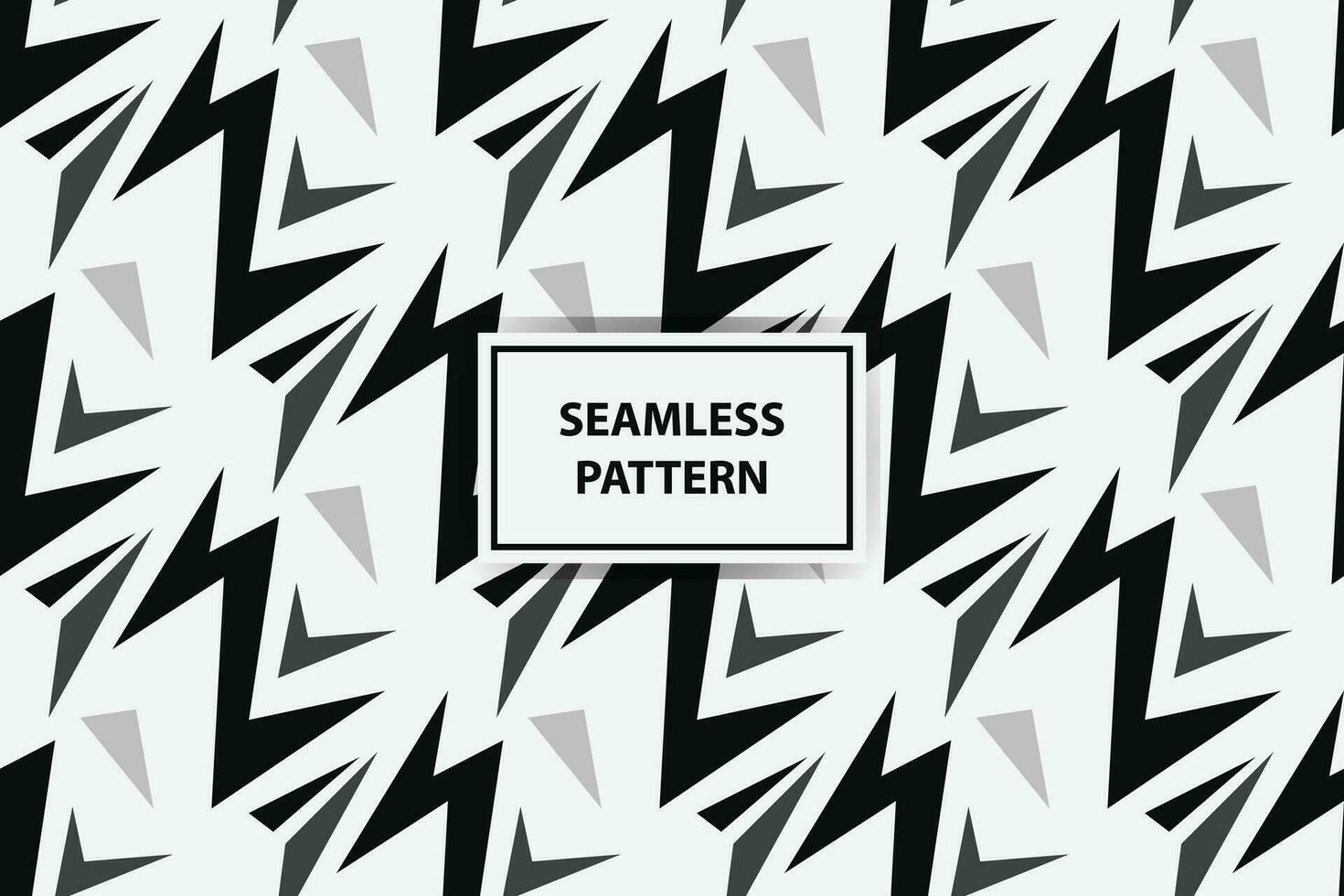 Seamless pattern with black and white color vector