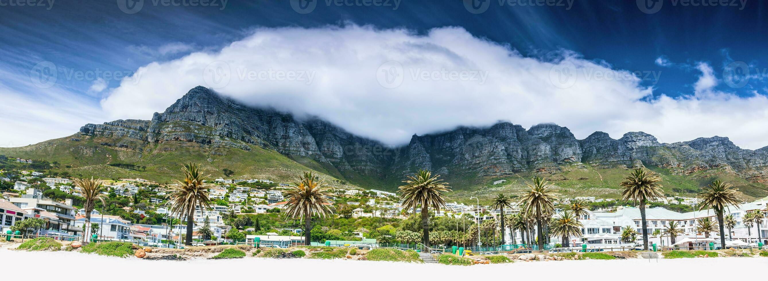 Cape Town beach panorama photo