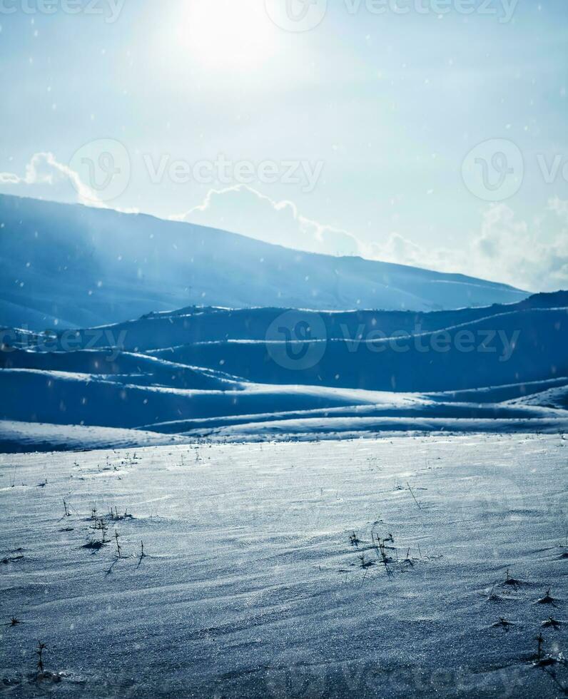 Beautiful winter landscape photo