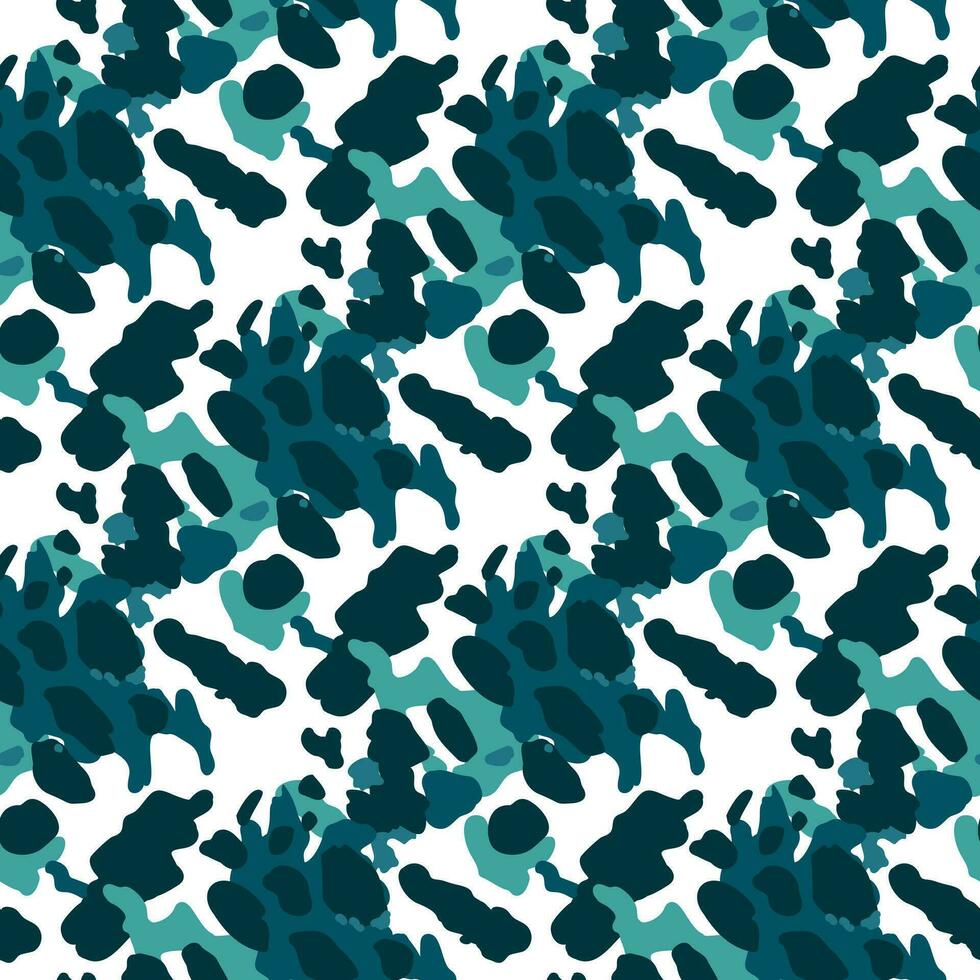 Creative abstract leopard skin seamless pattern. Textured camouflage background. Trendy animal fur wallpaper. vector