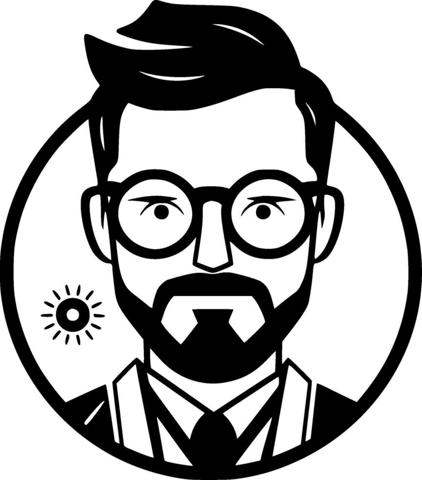 Teacher, Minimalist and Simple Silhouette - Vector illustration