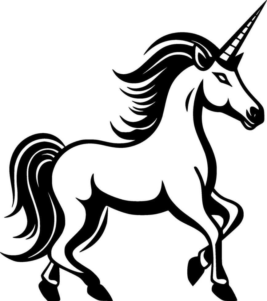 unicornio - alto calidad vector logo - vector ilustración ideal para camiseta gráfico