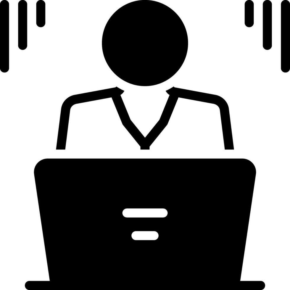 solid icon for study vector