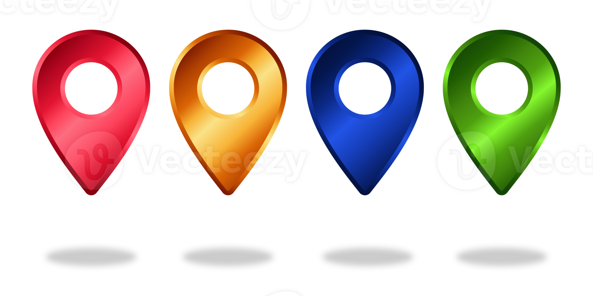 collection of colorful map markers 27868479 PNG