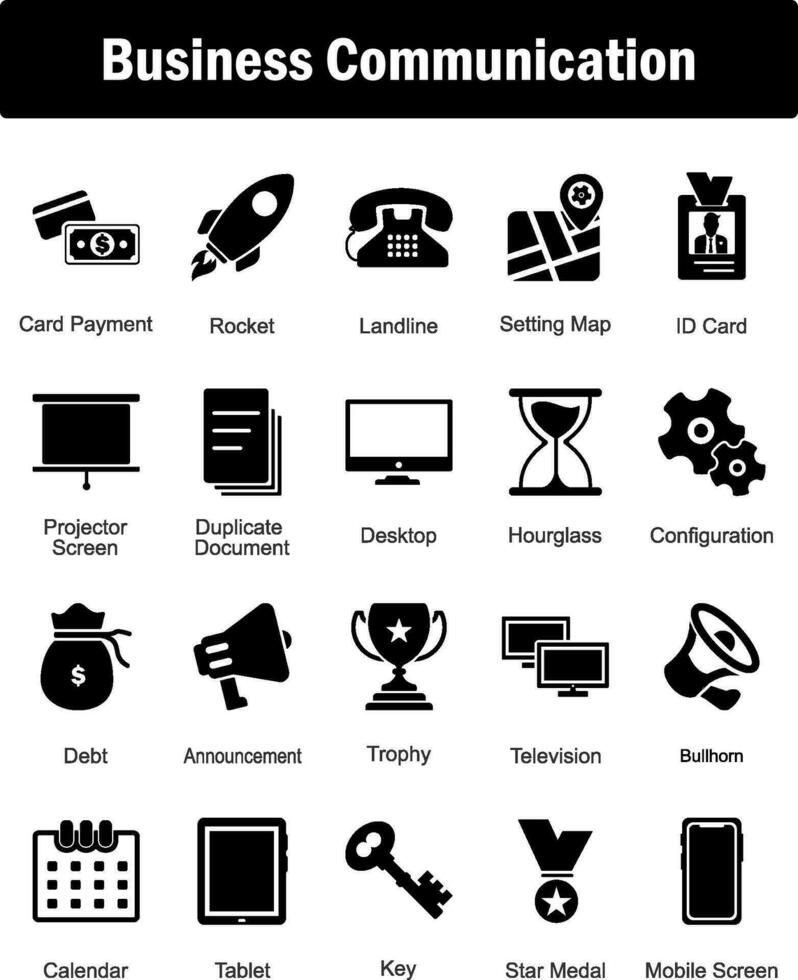A set of 20 Mix icons as card payment, rocket, landline vector