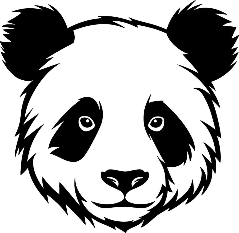 Panda - High Quality Vector Logo - Vector illustration ideal for T-shirt graphic