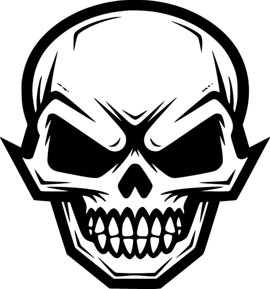 Skull - High Quality Vector Logo - Vector illustration ideal for T-shirt graphic