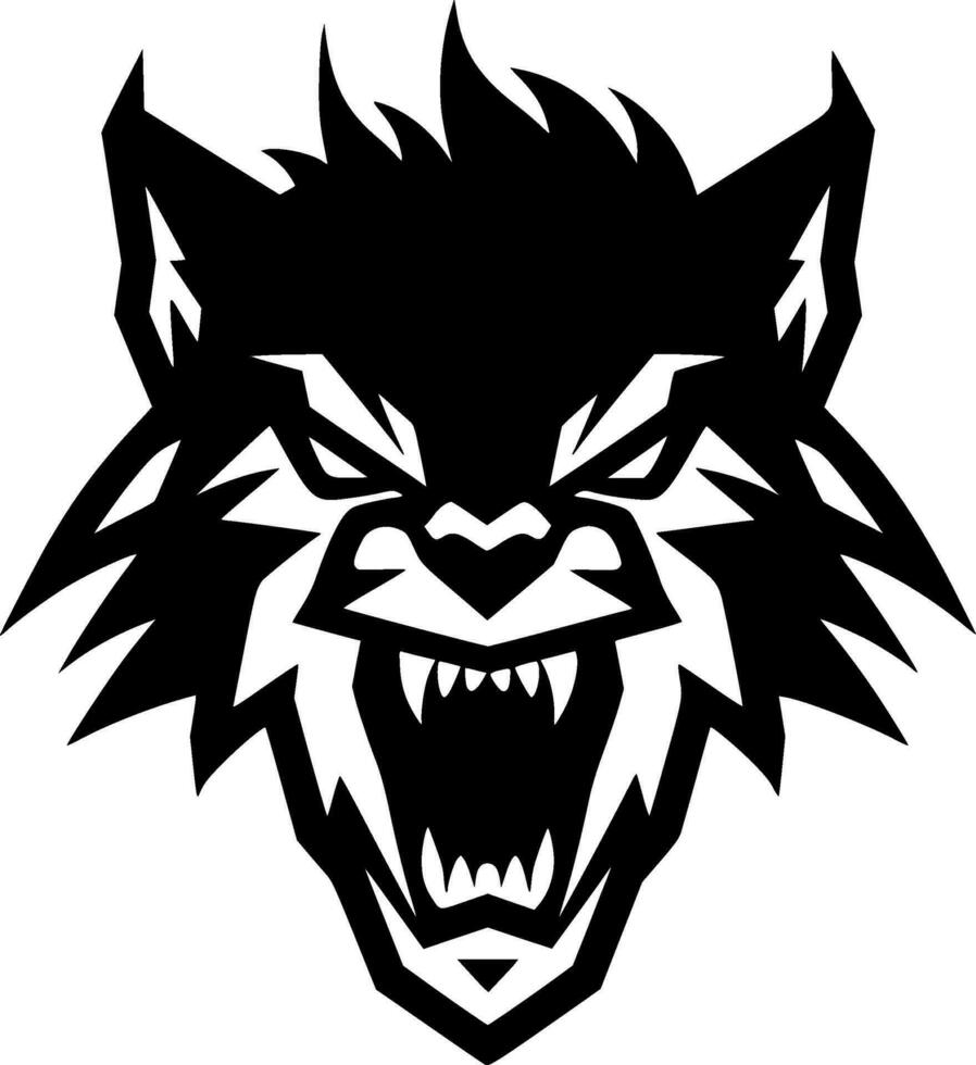 Wolf - Minimalist and Flat Logo - Vector illustration