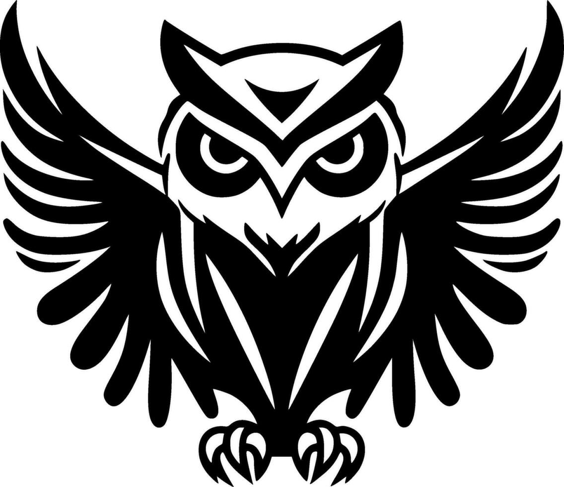 Owl - High Quality Vector Logo - Vector illustration ideal for T-shirt graphic